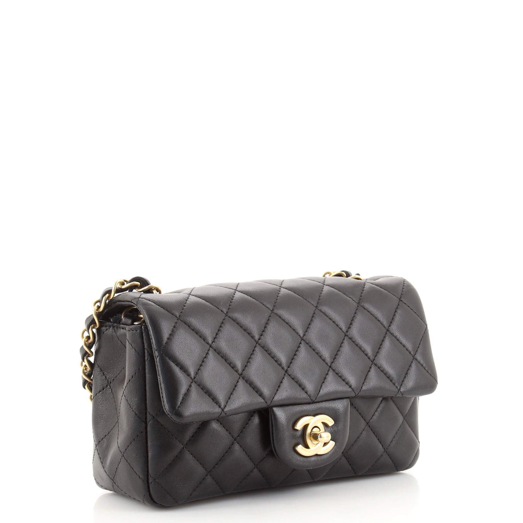 Classic Single Flap Bag Quilted Lambskin Mini