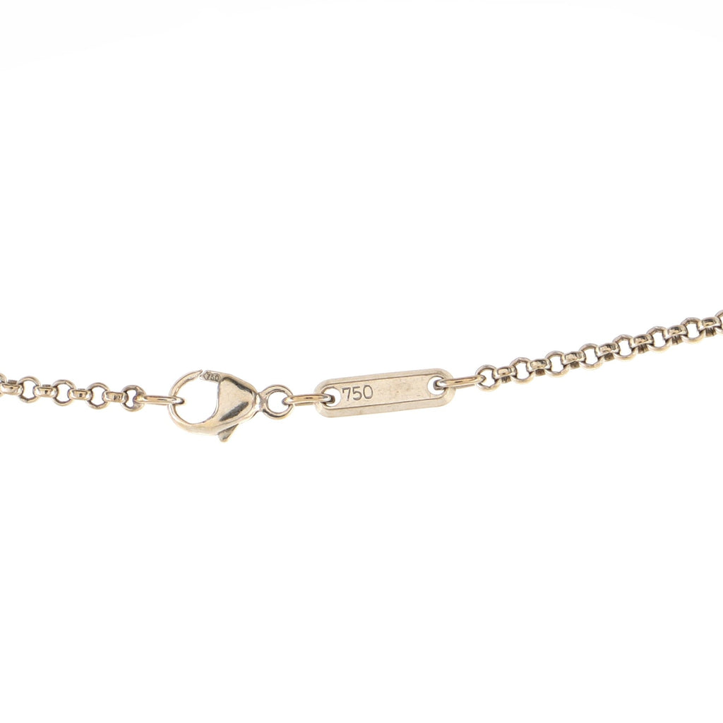 Happy Diamonds Heart Pendant Necklace 18K White Gold and Diamonds