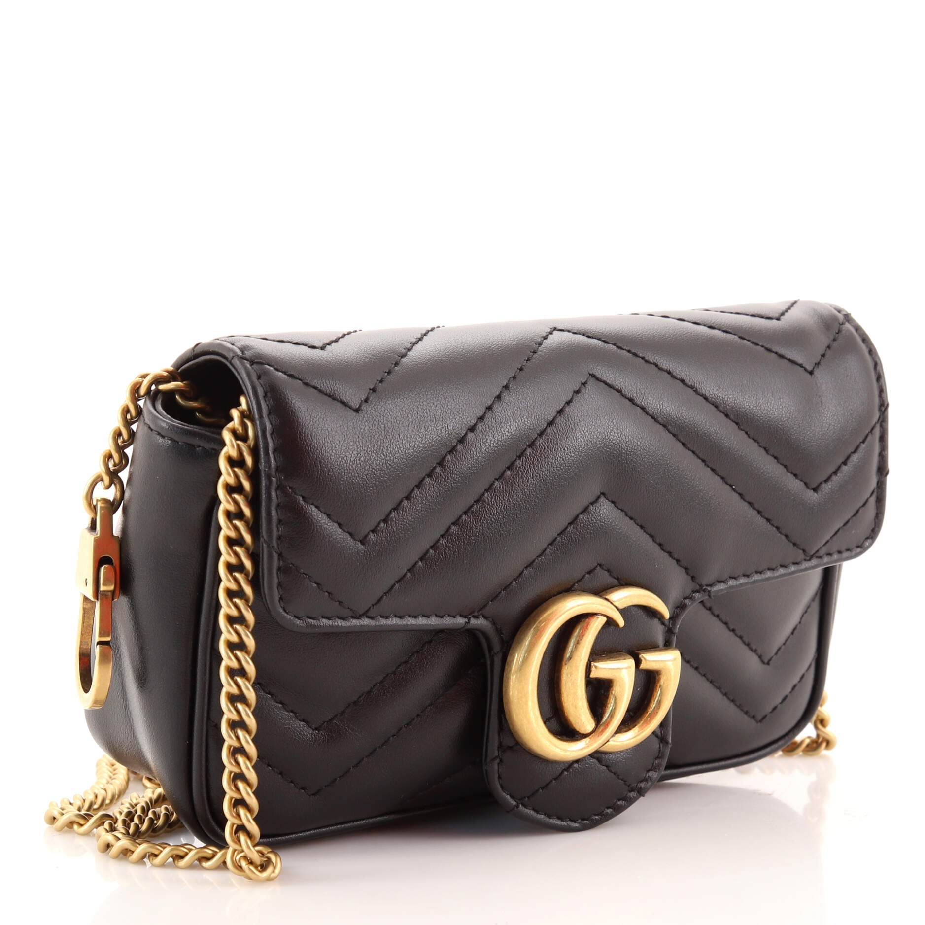 GG Marmont Flap Bag Matelasse Leather Super Mini