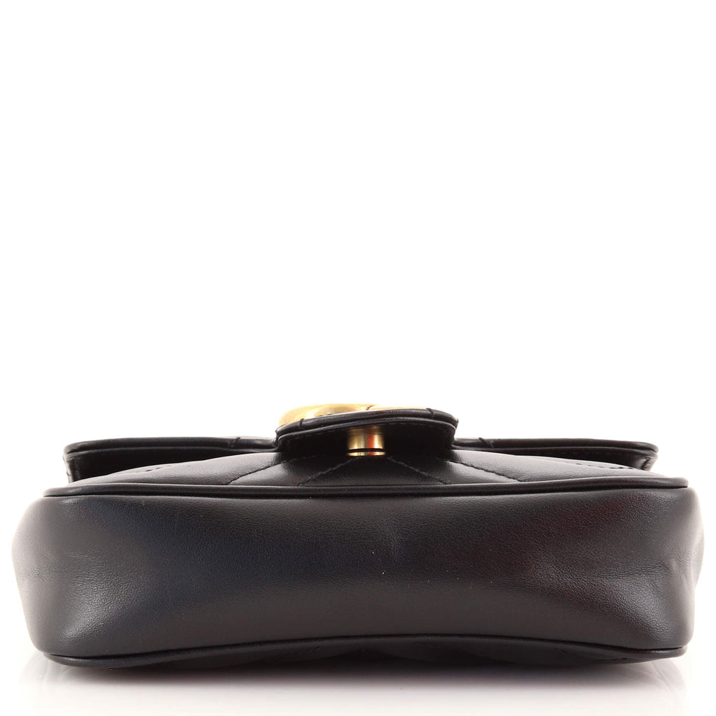 GG Marmont Flap Bag Matelasse Leather Super Mini