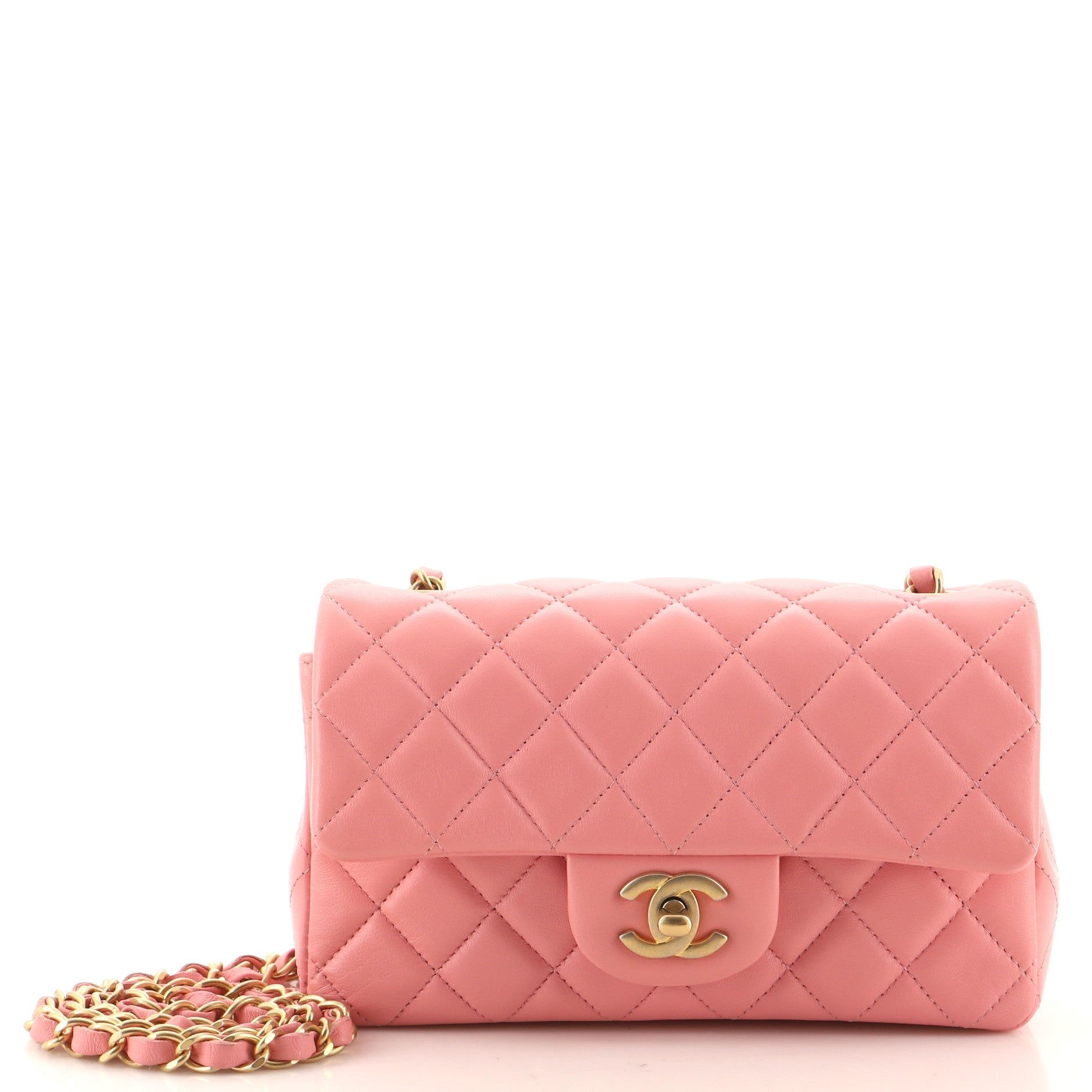Classic Single Flap Bag Quilted Lambskin Mini