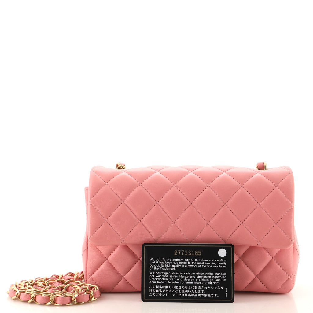 Classic Single Flap Bag Quilted Lambskin Mini