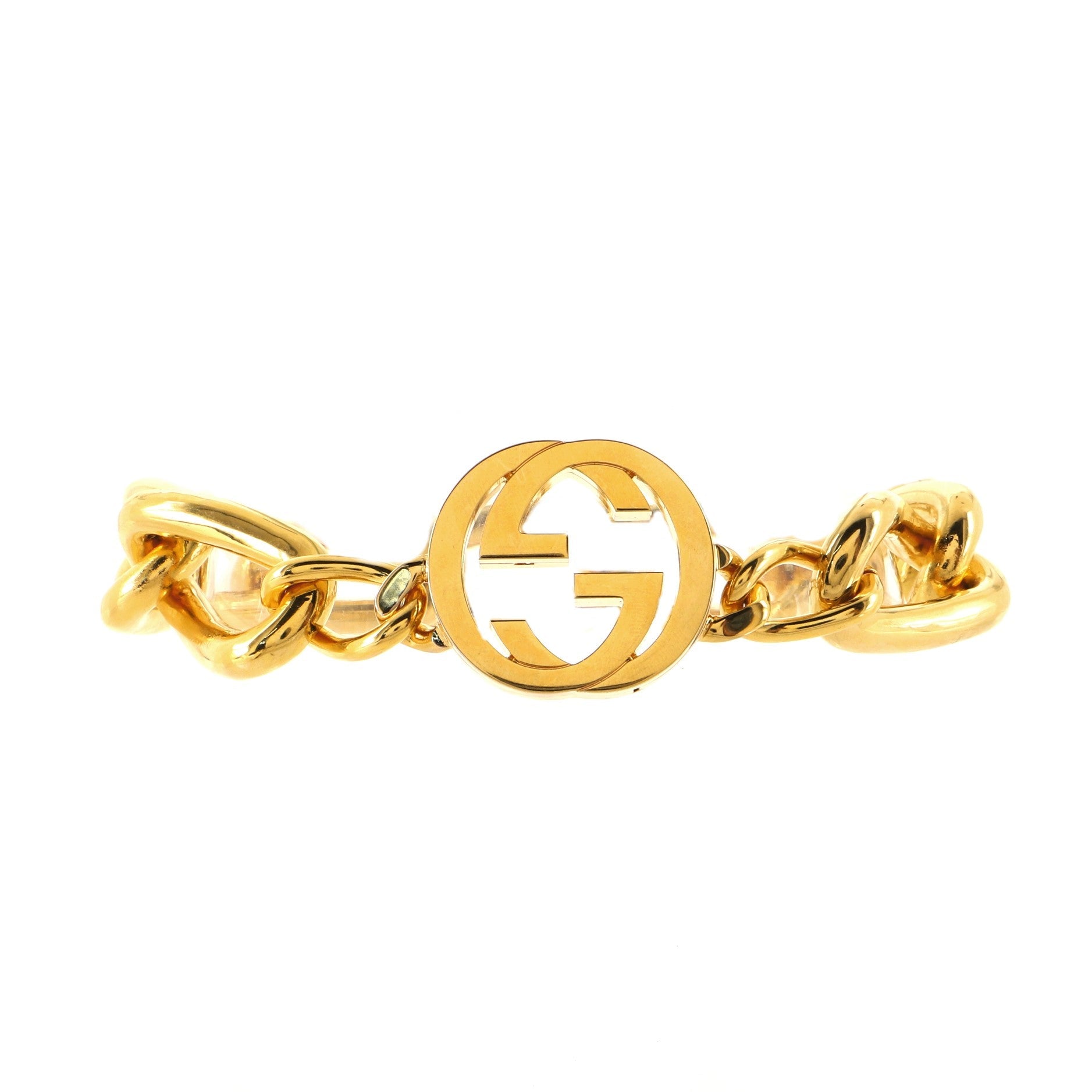 Interlocking G Choker Necklace Metal