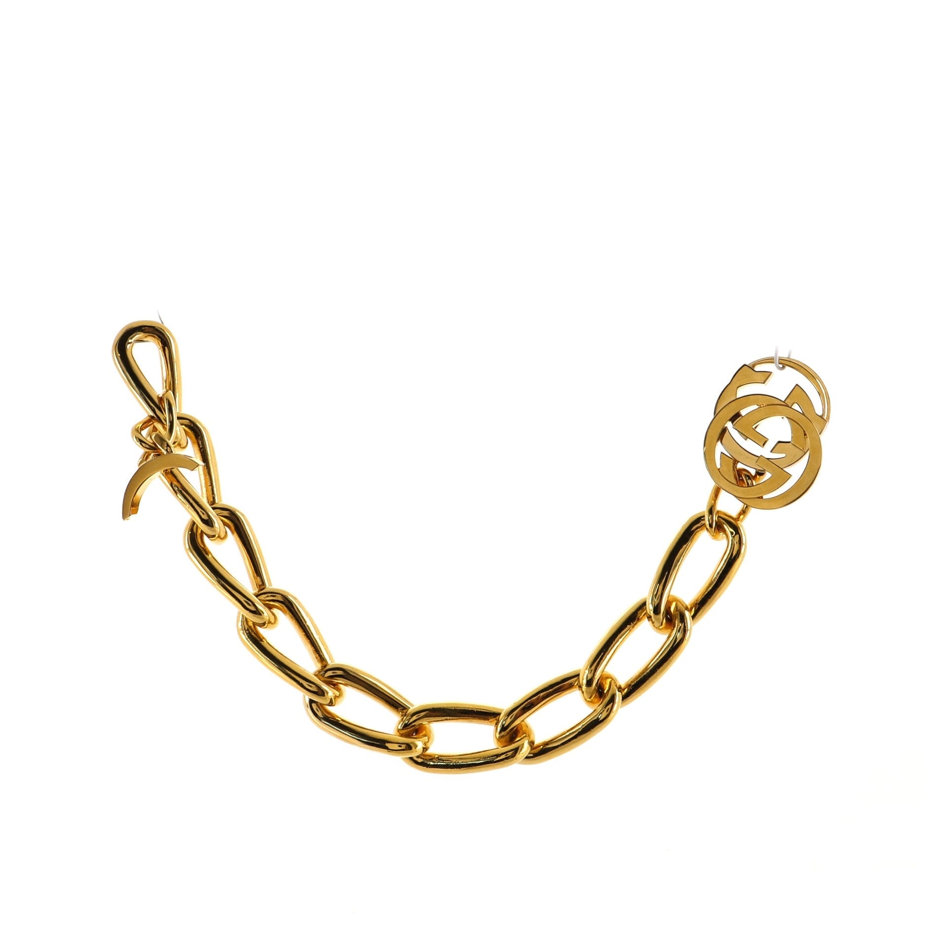 Interlocking G Choker Necklace Metal