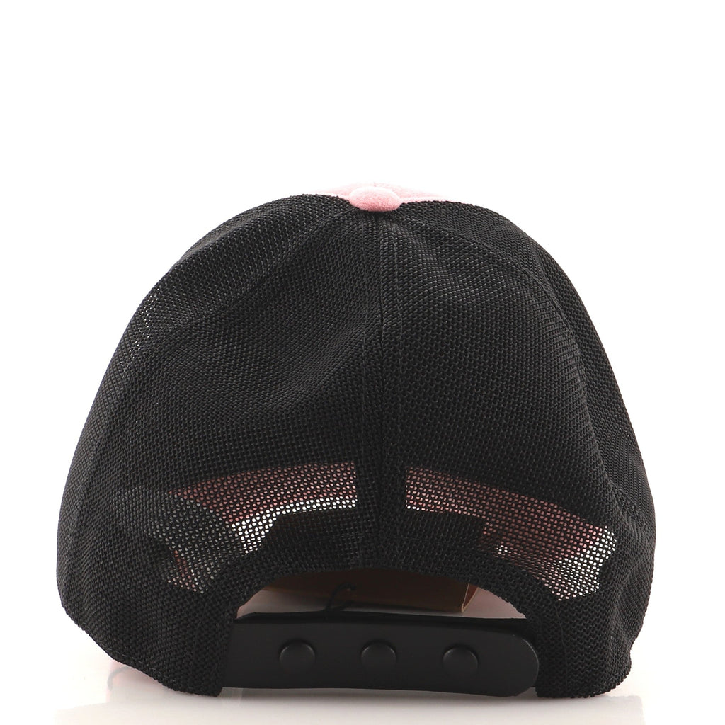 Logo Patch Baseball Cap Wool and Mesh XXL