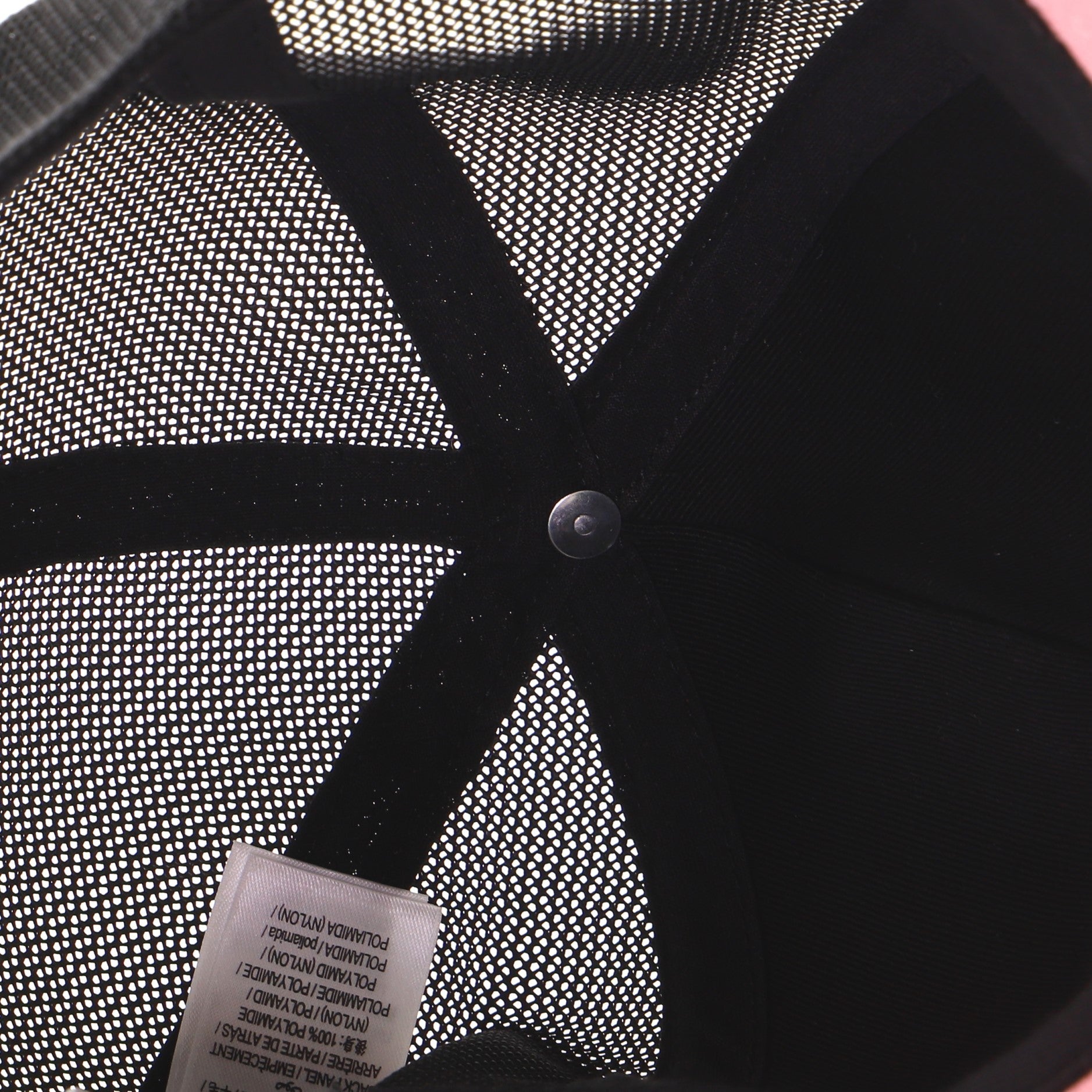 Logo Patch Baseball Cap Wool and Mesh XXL