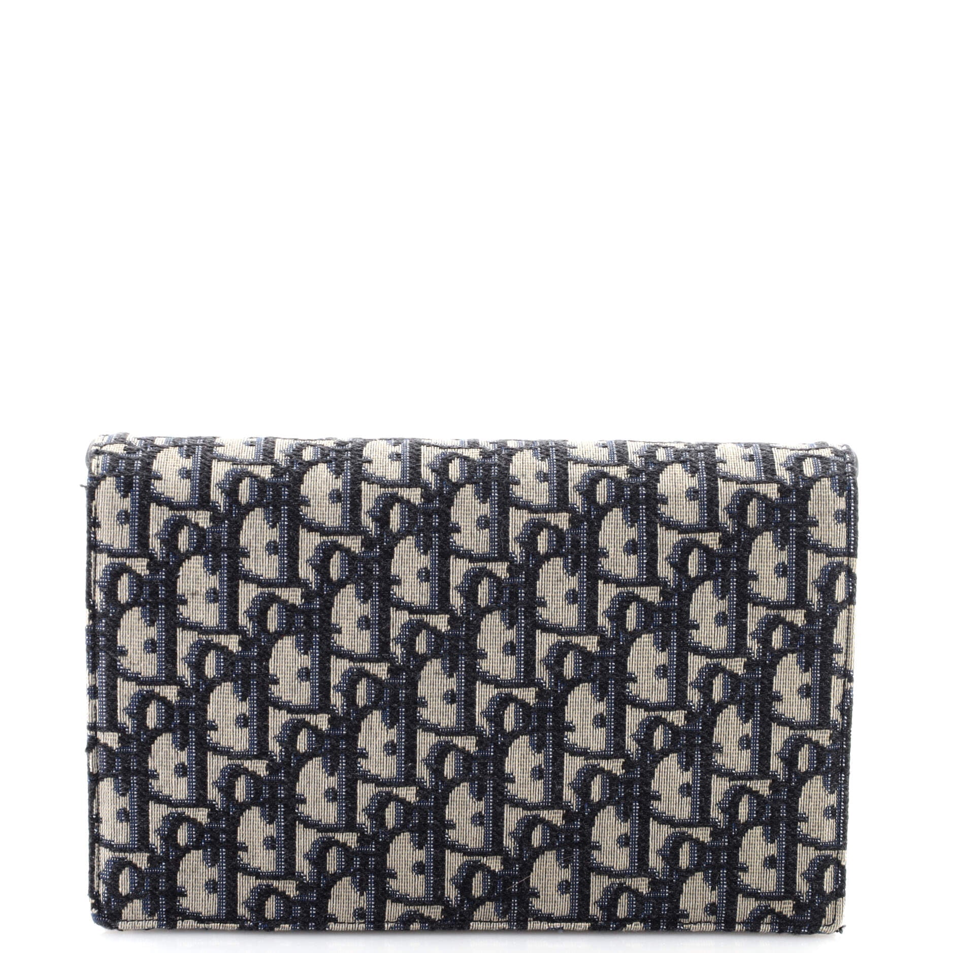 Saddle Chain Clutch Oblique Canvas