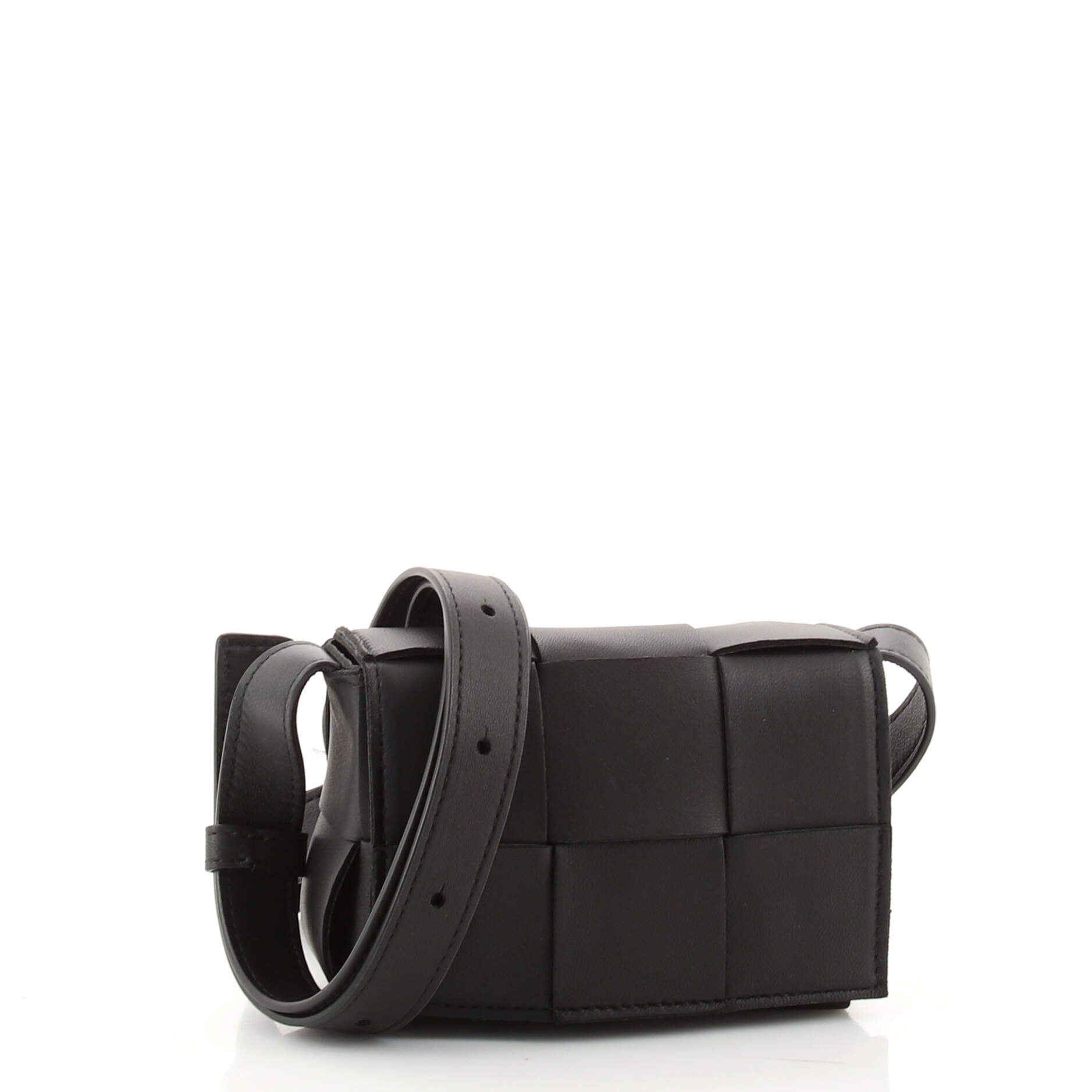 Cassette Crossbody Bag Maxi Intrecciato Leather Extra Mini