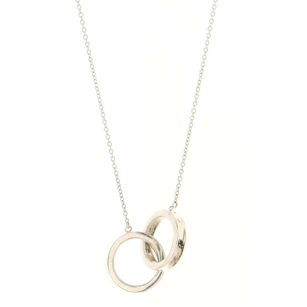 1837 Interlocking Circles Pendant Necklace Sterling Silver Small