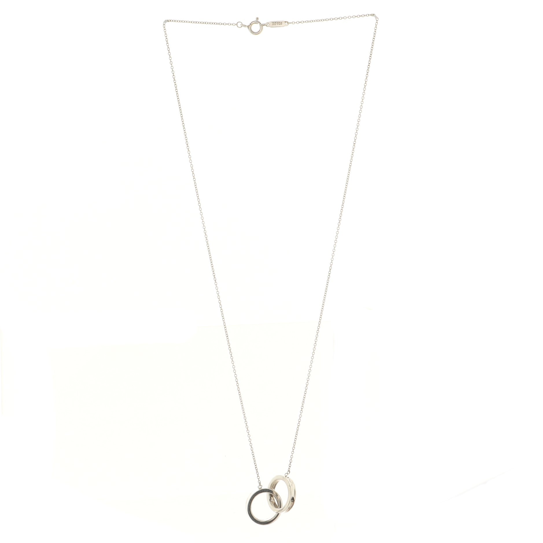1837 Interlocking Circles Pendant Necklace Sterling Silver Small