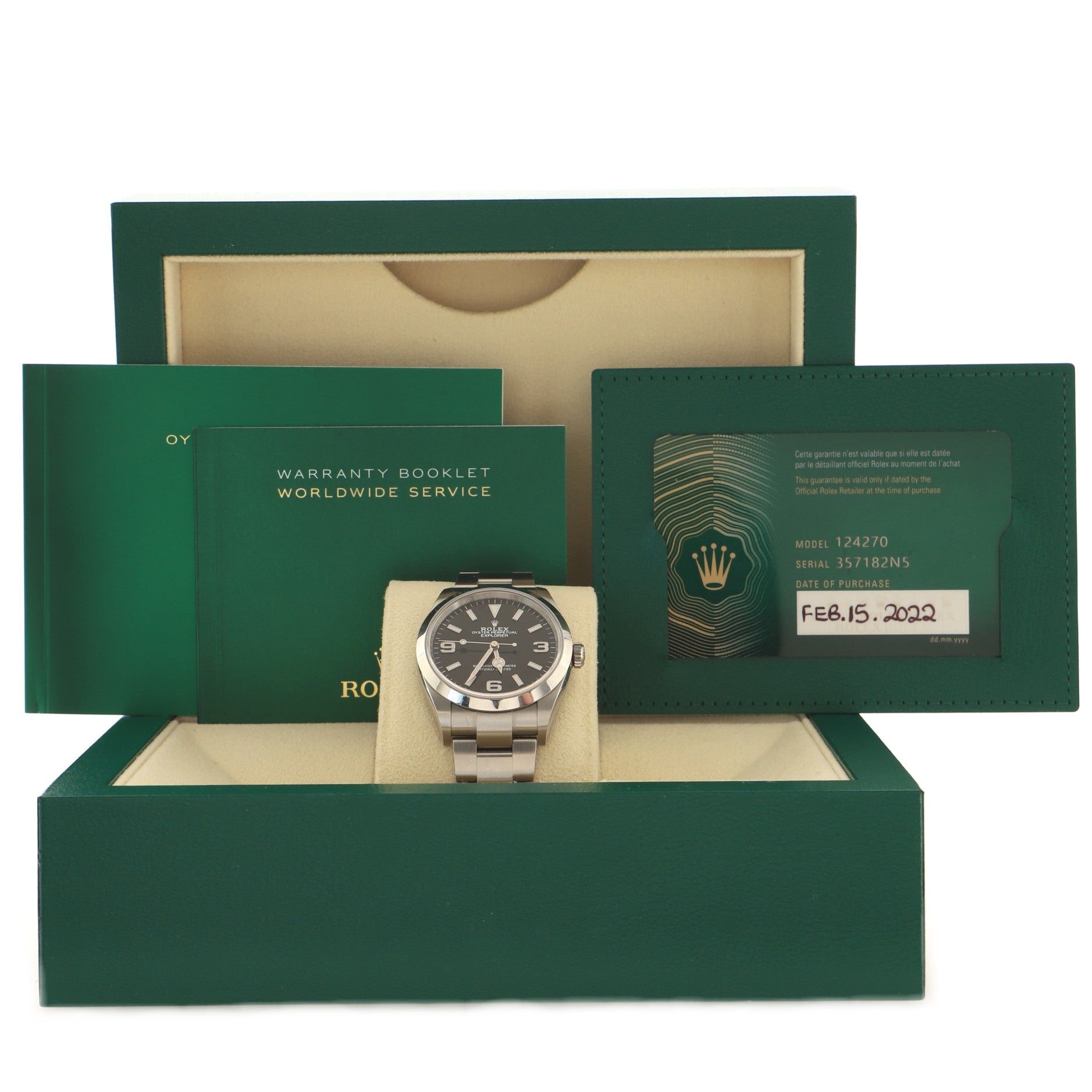 Oyster Perpetual Explorer Automatic Watch Stainless Steel 36