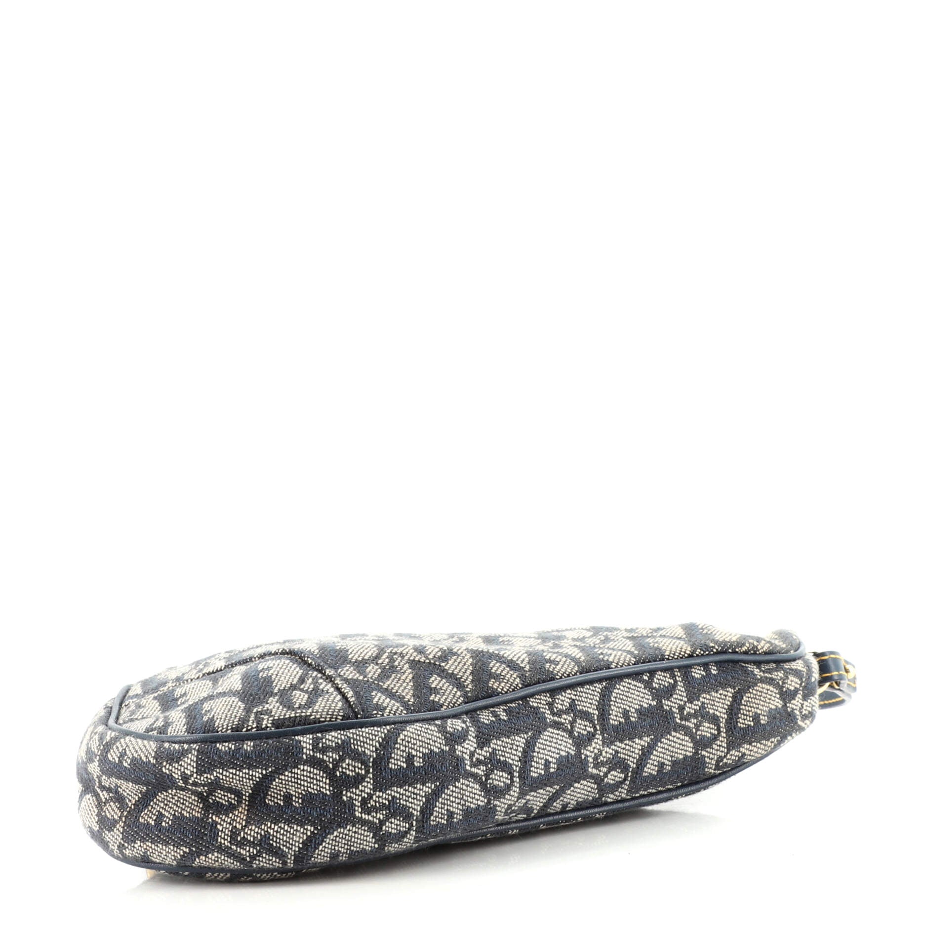 Vintage Saddle Bag Diorissimo Canvas Mini