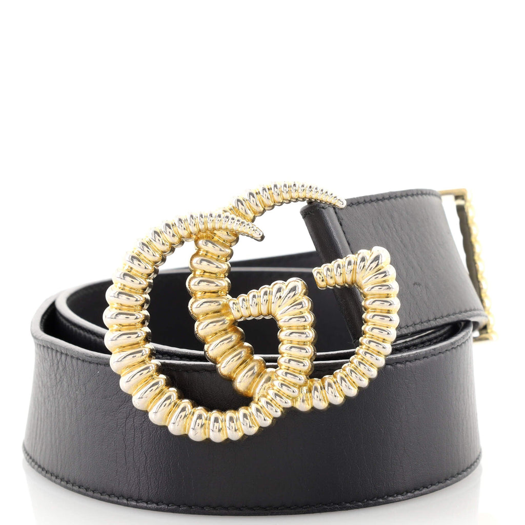 Torchon GG Marmont Belt Leather Wide