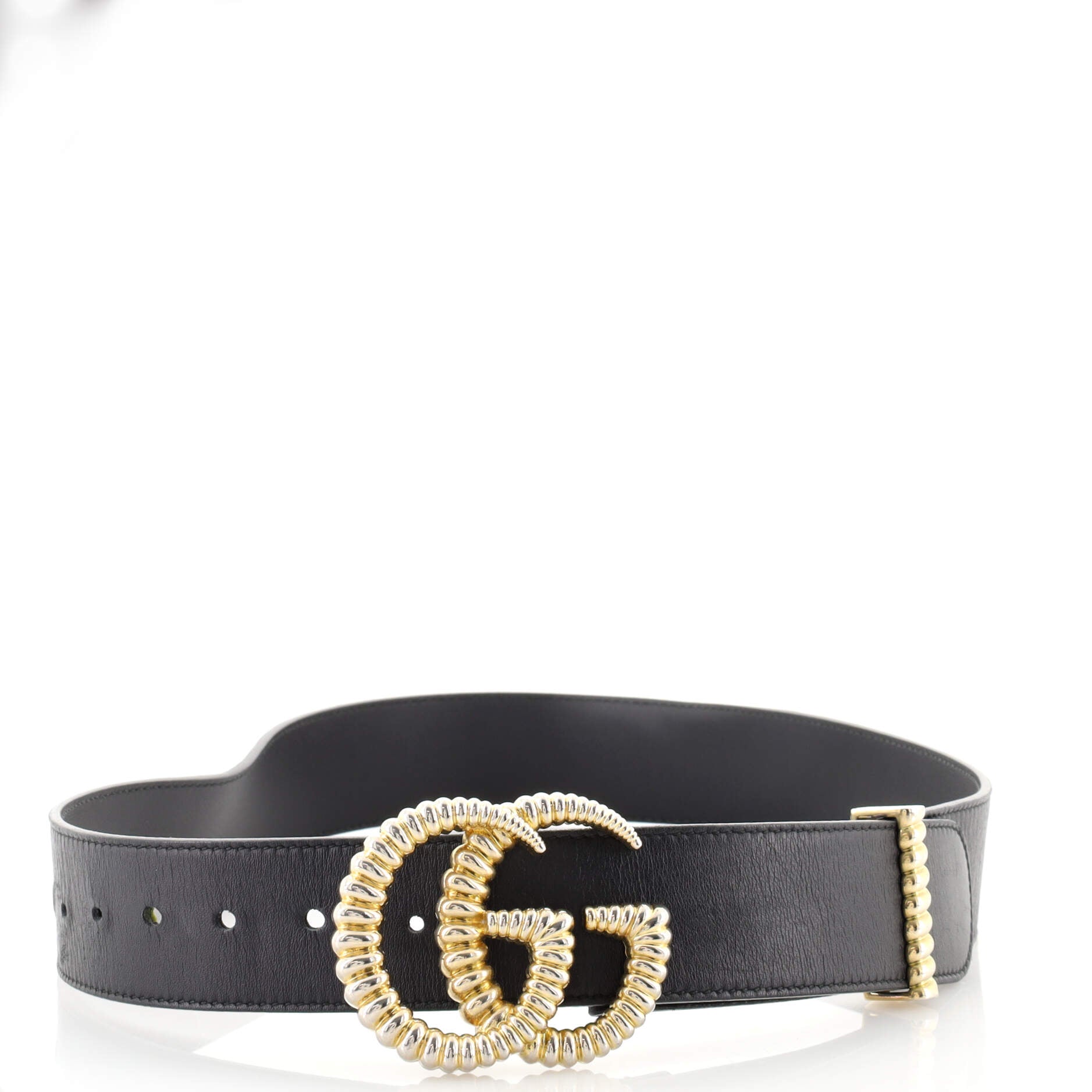 Torchon GG Marmont Belt Leather Wide