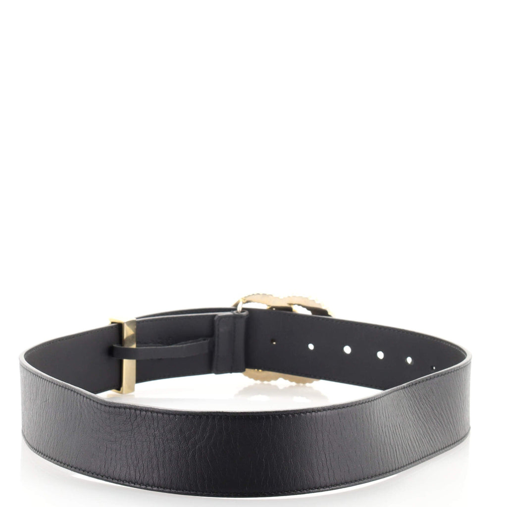 Torchon GG Marmont Belt Leather Wide