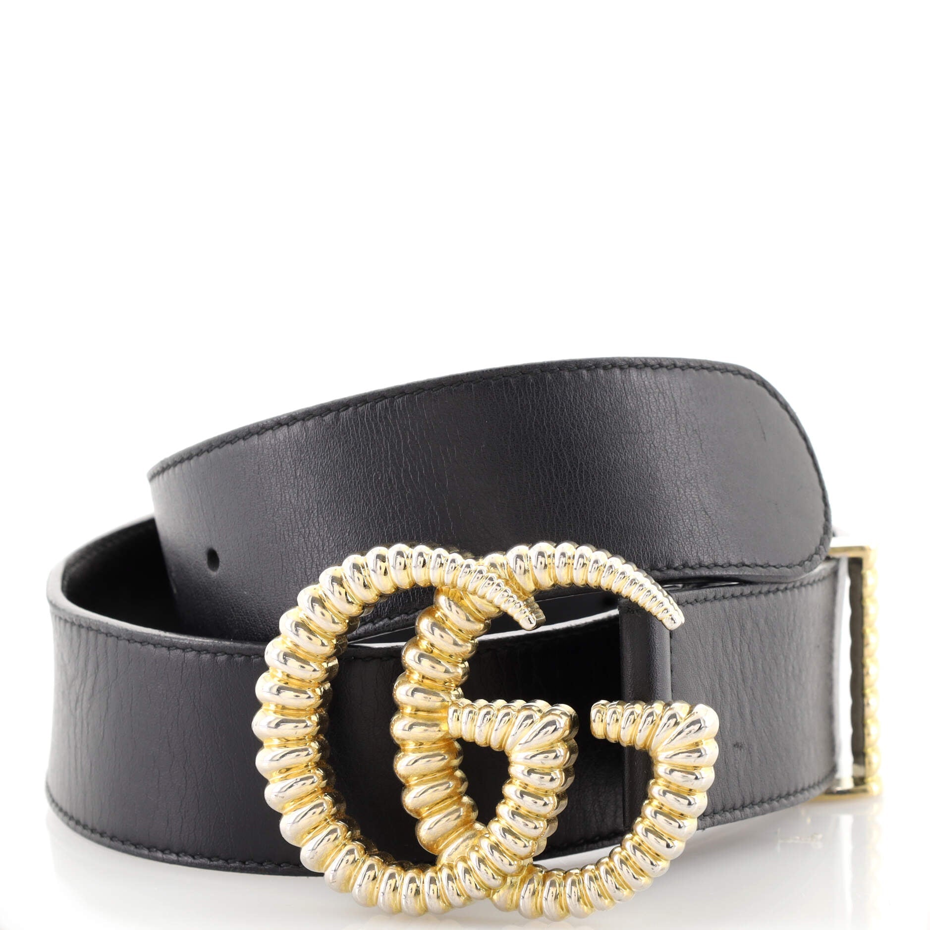 Torchon GG Marmont Belt Leather Wide