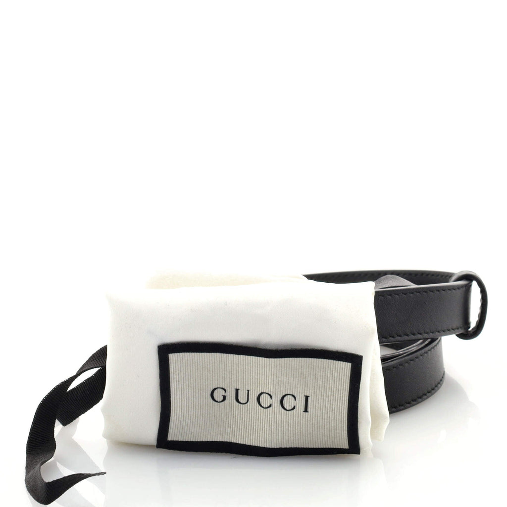 GG Marmont Belt Leather Thin 80