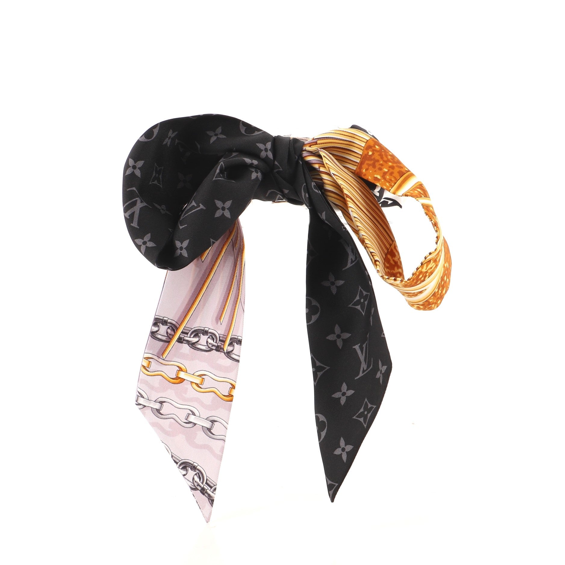 Chouchou Be Mindful Hair Scrunchie Printed Silk XS