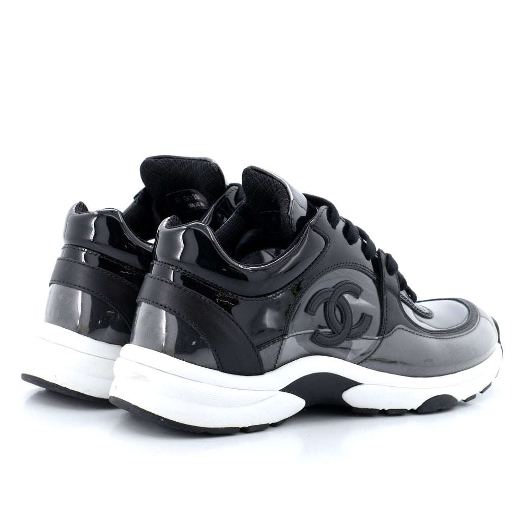 Women's CC Low-Top Sneakers Patent and PVC