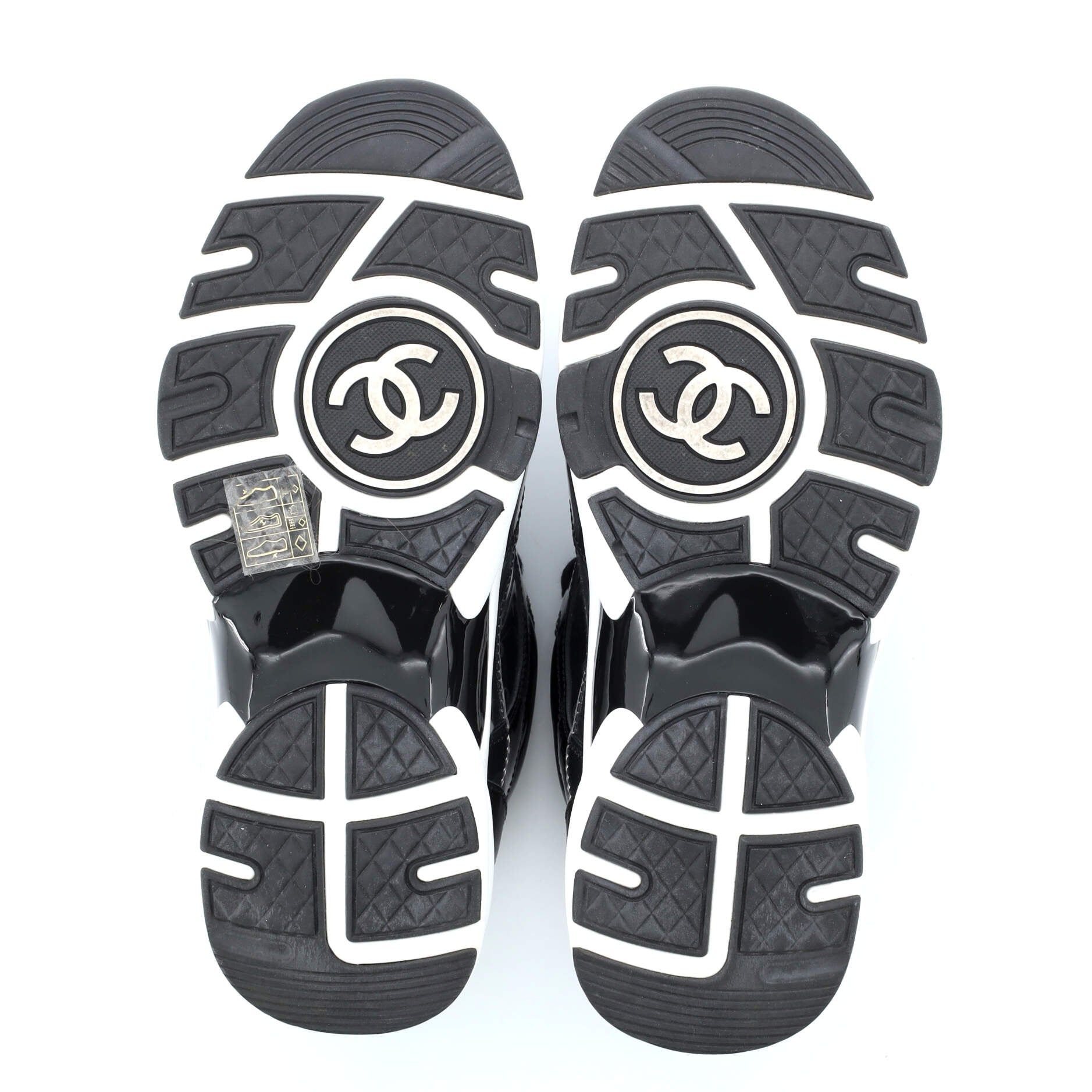 Women's CC Low-Top Sneakers Patent and PVC