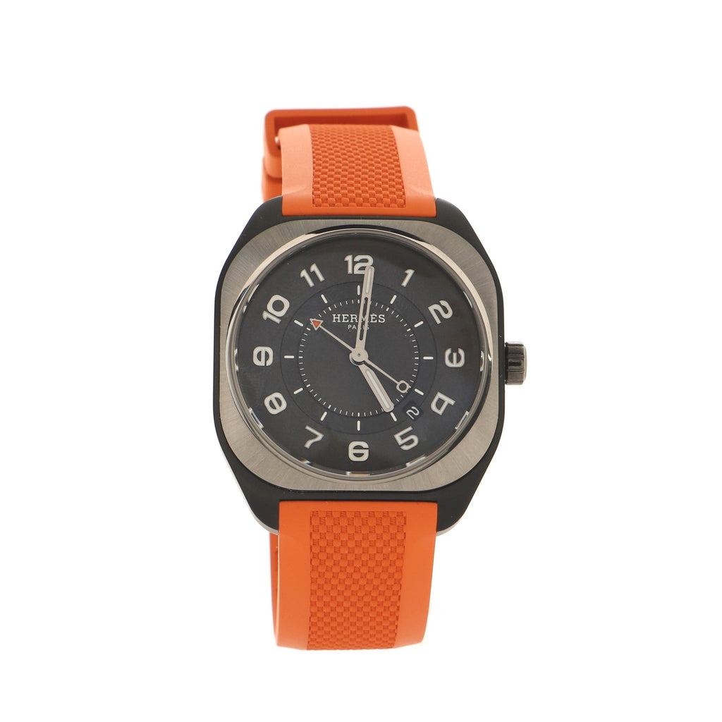 H08 Automatic Watch DLC Titanium and Rubber 39