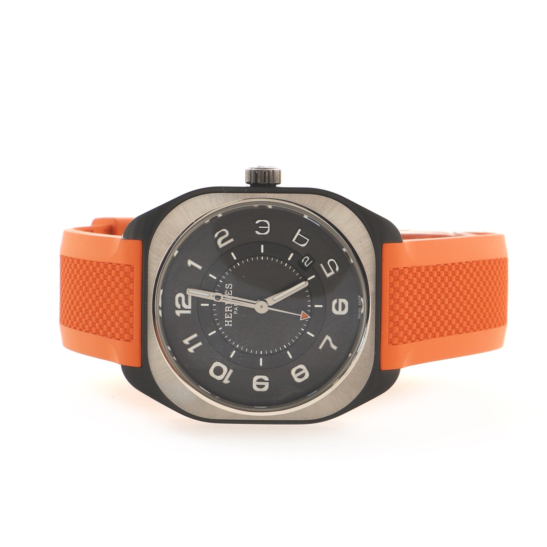 H08 Automatic Watch DLC Titanium and Rubber 39