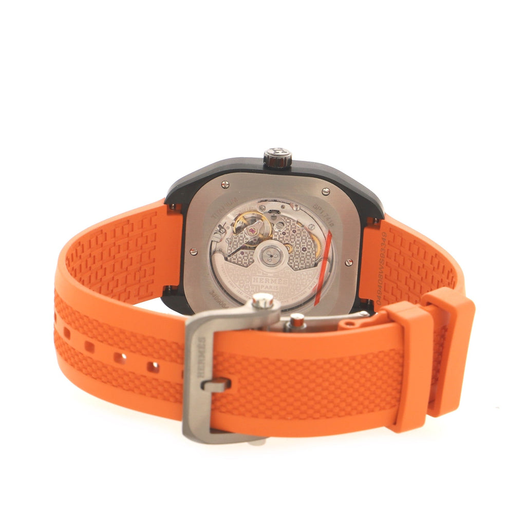 H08 Automatic Watch DLC Titanium and Rubber 39