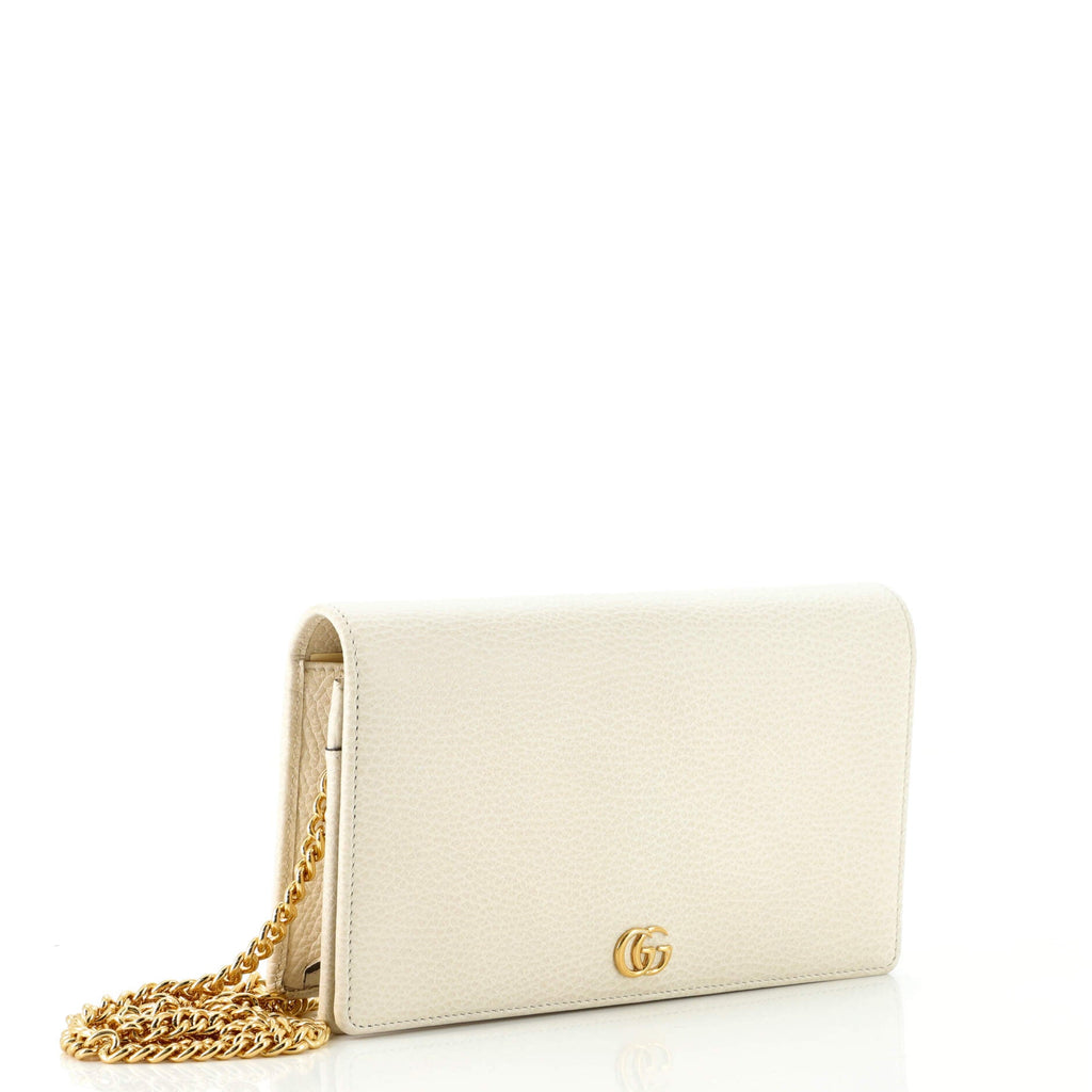 Petite GG Marmont Chain Wallet Leather Mini