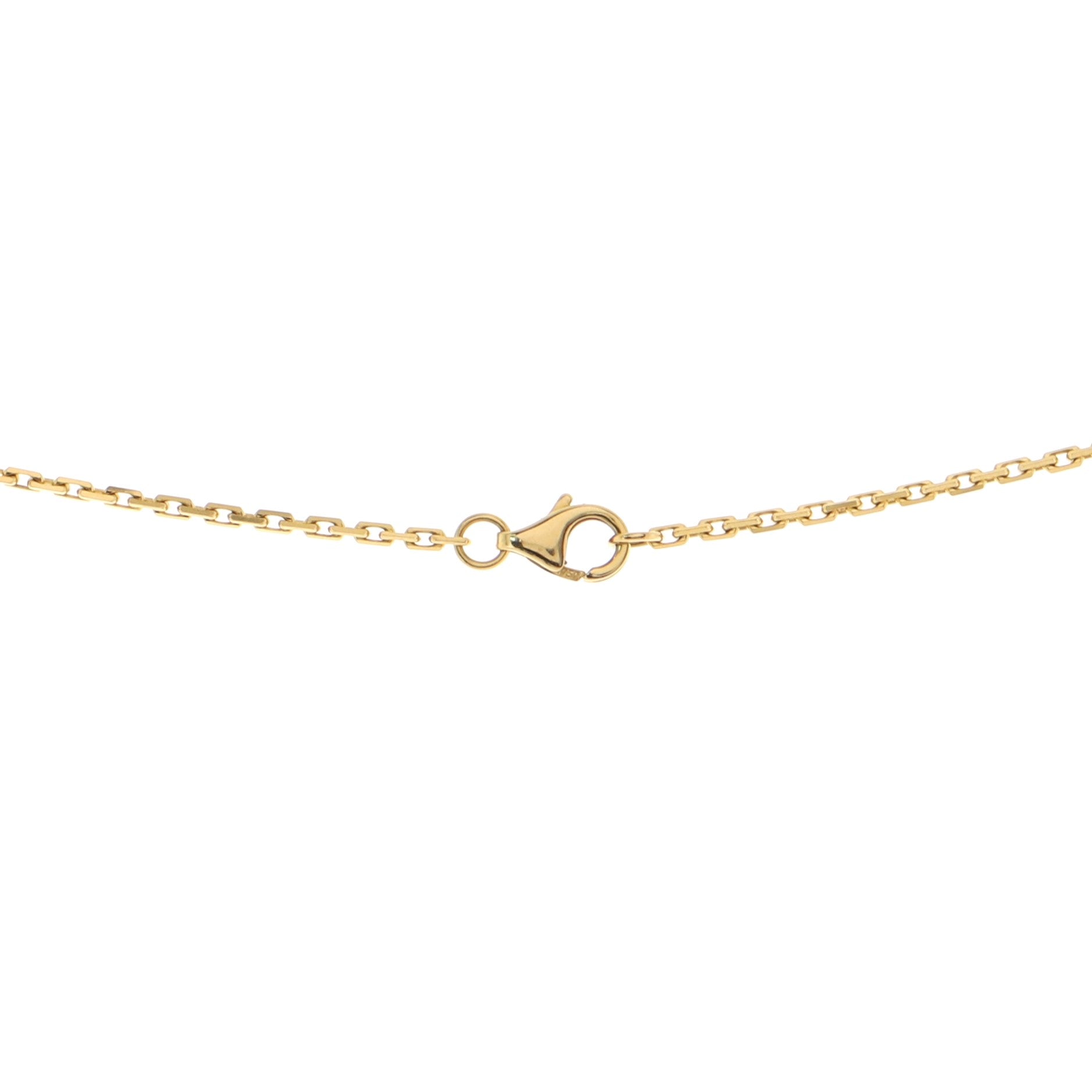 Love Interlocking Necklace 18K Yellow Gold and Diamonds
