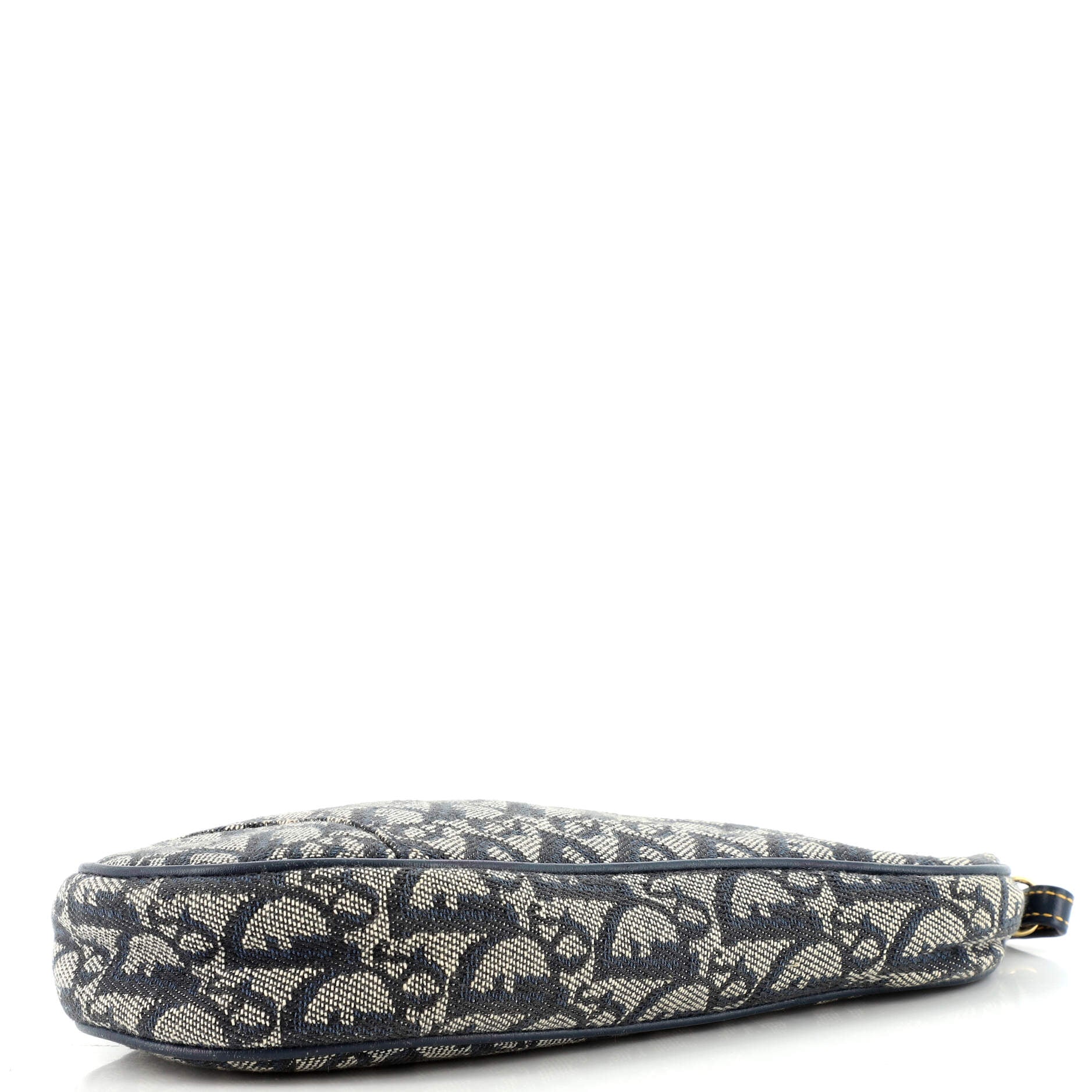 Vintage Saddle Bag Diorissimo Canvas Mini