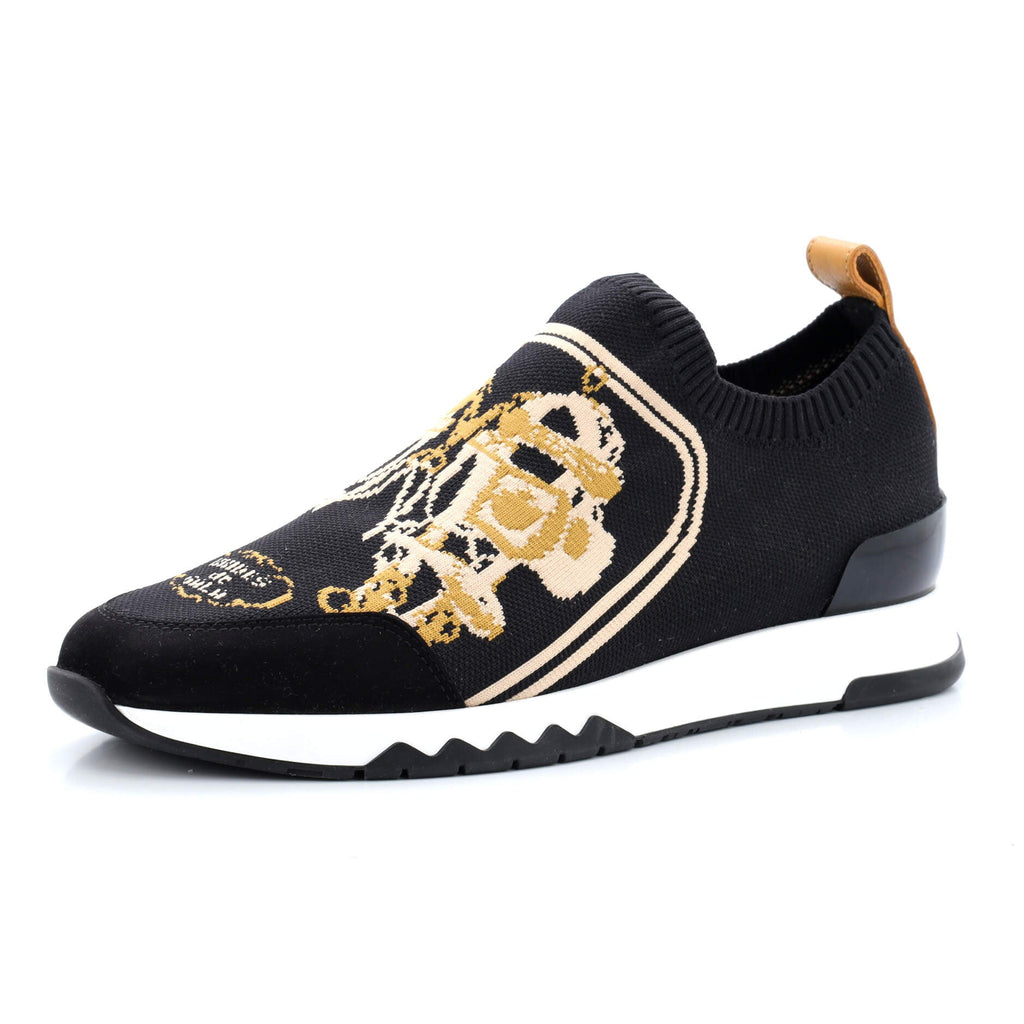 Women's Bow Sneakers Knit Fabric