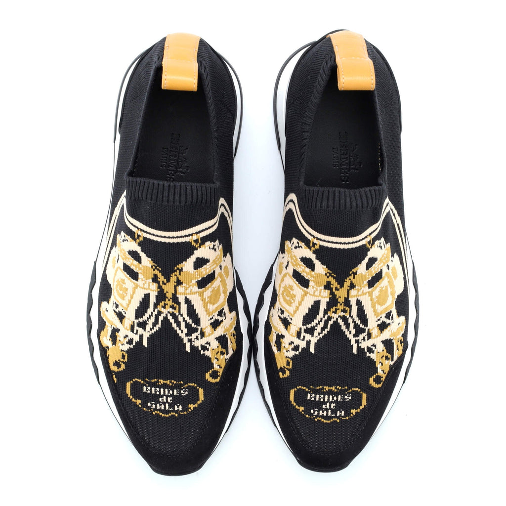 Women's Bow Sneakers Knit Fabric