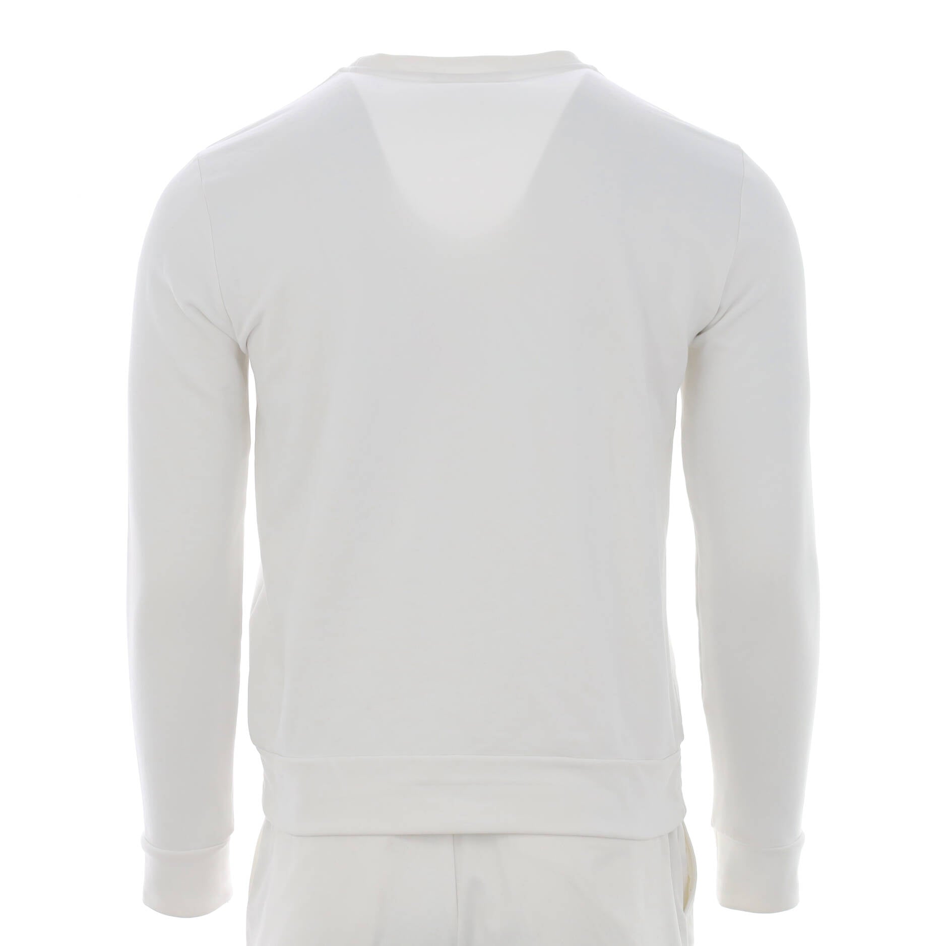 Men's Logo Tape Crewneck Sweatshirt Cotton Blend