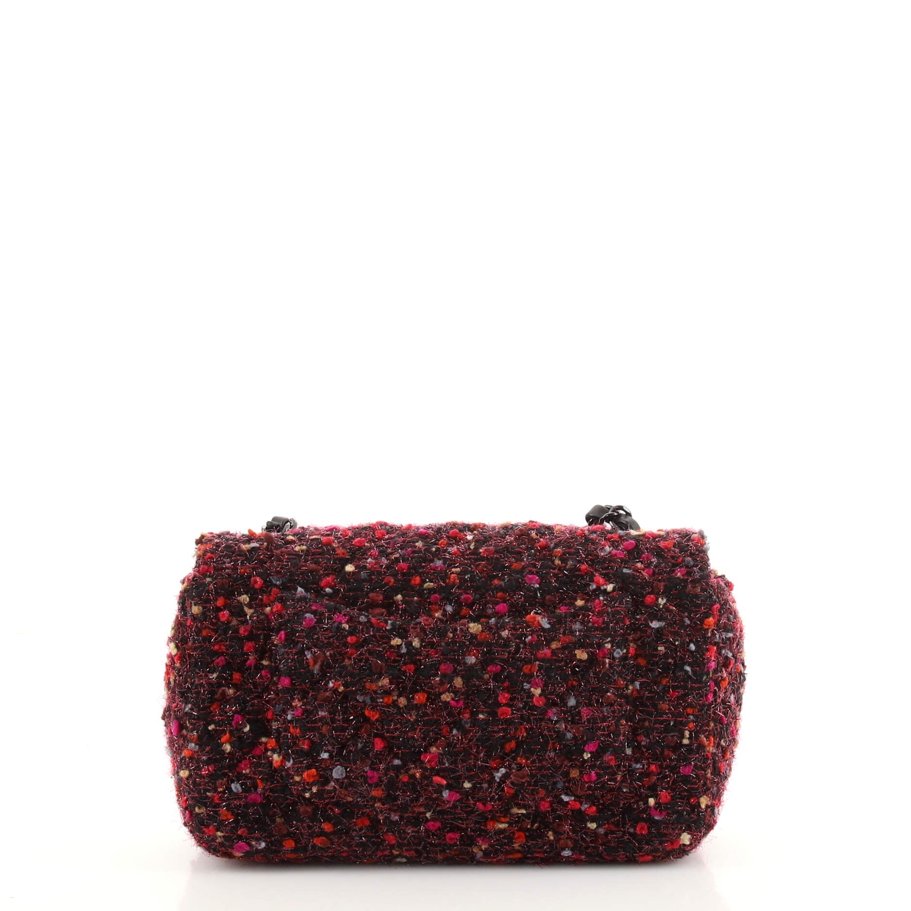 Classic Single Flap Bag Quilted Tweed Mini