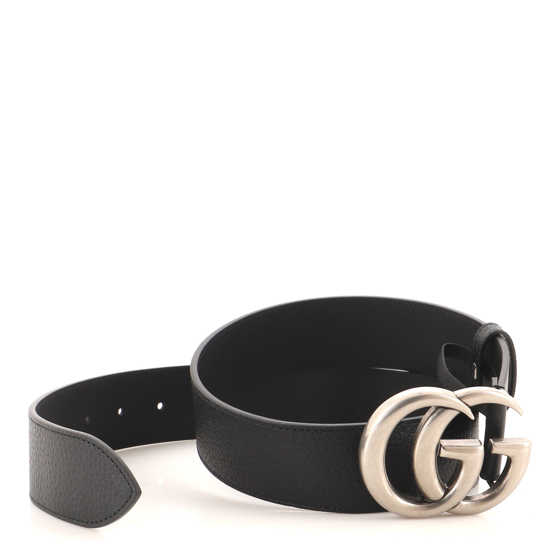 GG Marmont Belt Leather Wide 80