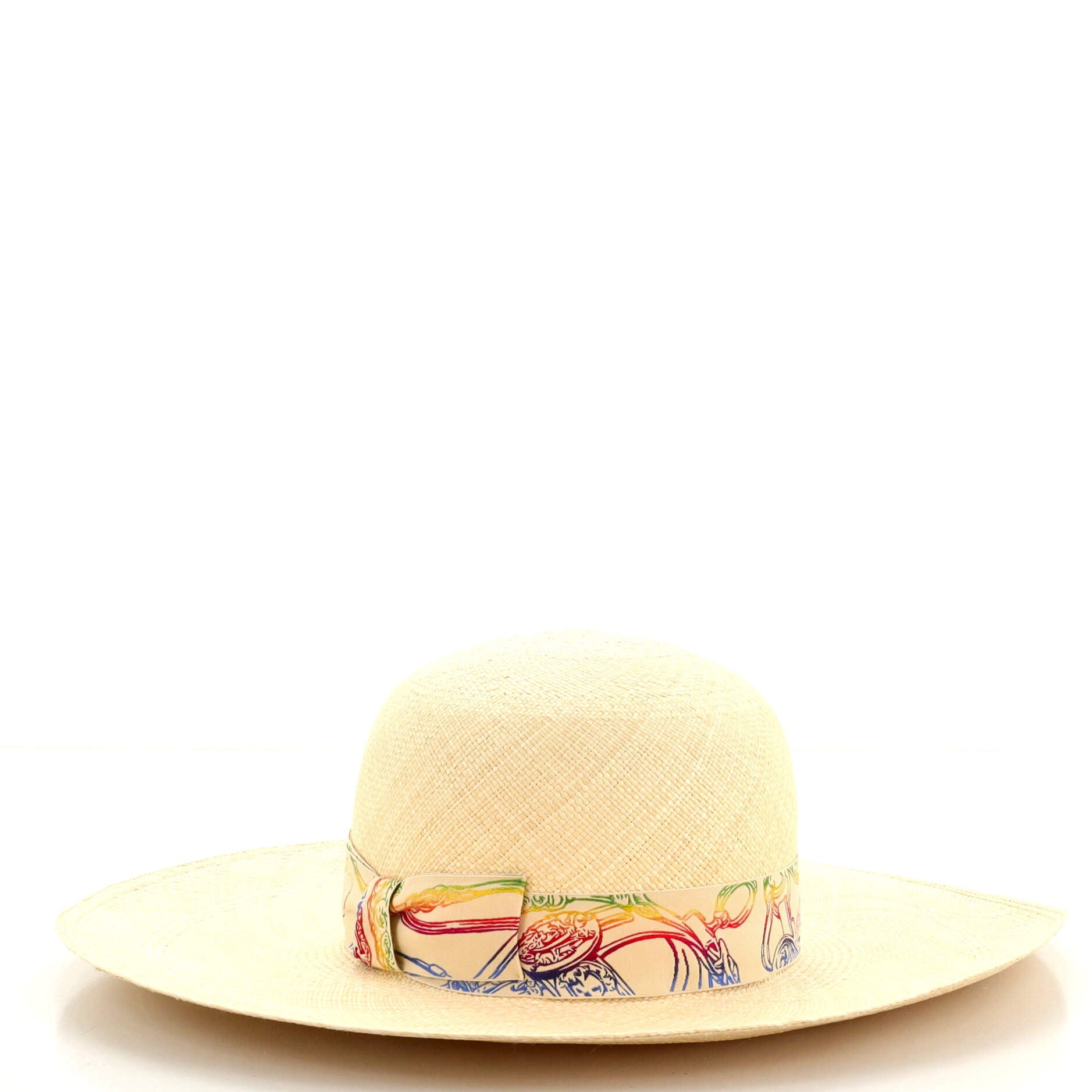 Trinidad Brides de Gala Wide Brim Hat Woven Straw XXL
