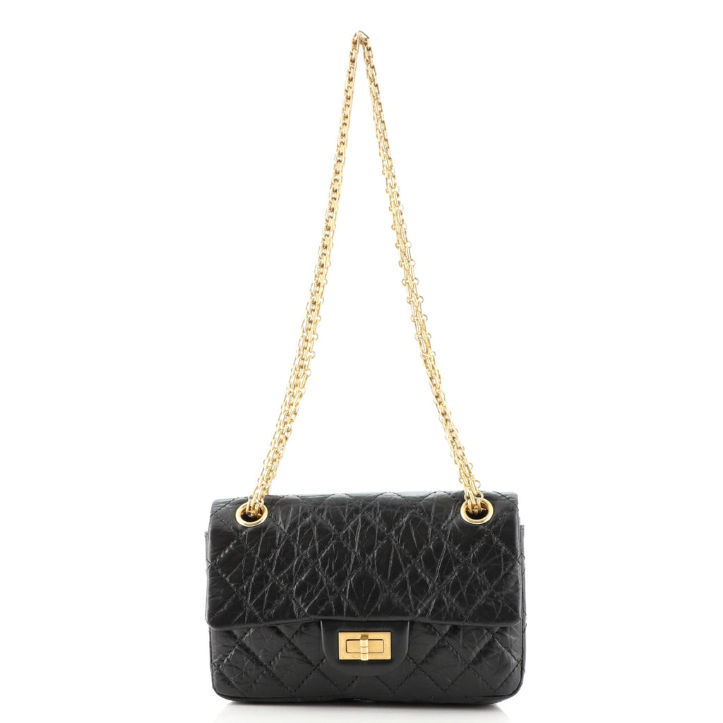 Reissue 2.55 Flap Bag Quilted Aged Calfskin Mini