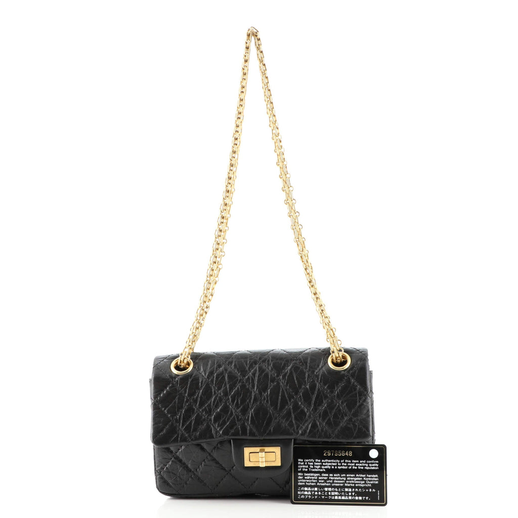 Reissue 2.55 Flap Bag Quilted Aged Calfskin Mini