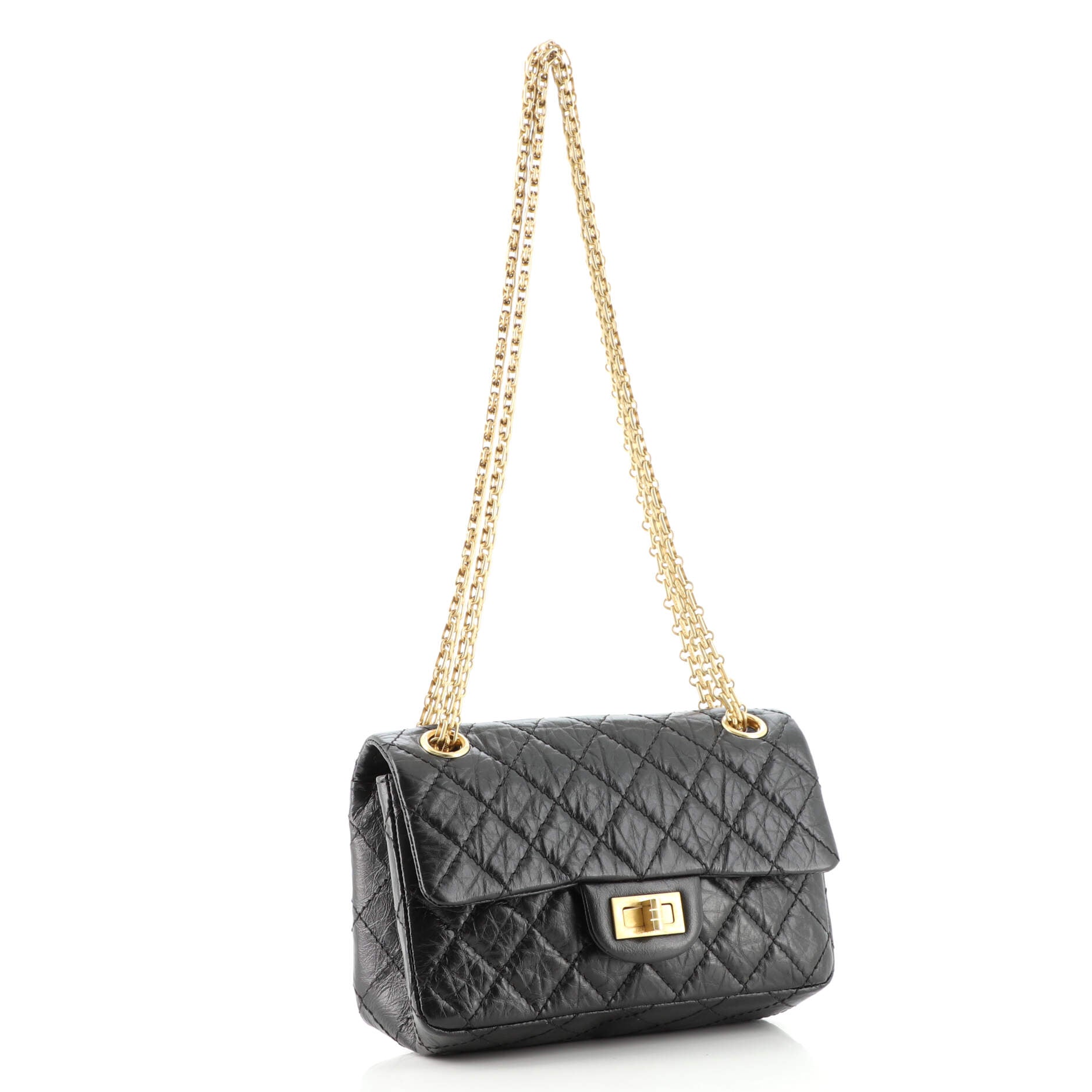 Reissue 2.55 Flap Bag Quilted Aged Calfskin Mini