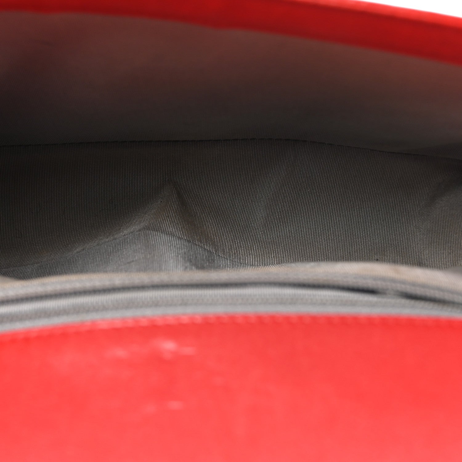 Calfskin Double Stitch New Medium Boy Flap Red