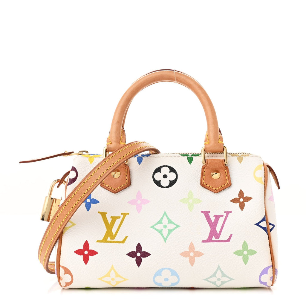 Monogram Multicolor Mini Sac HL Speedy White