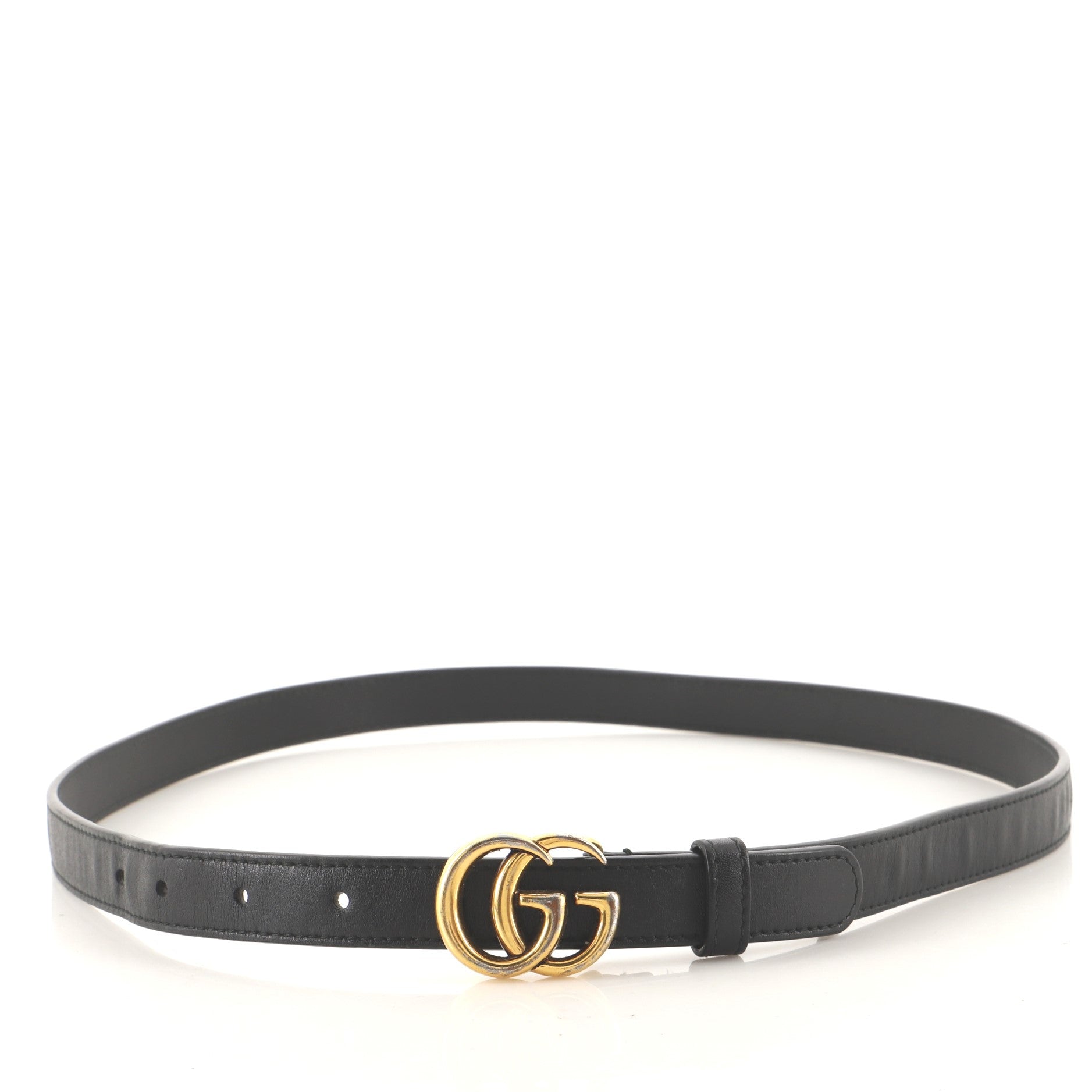 GG Marmont Belt Leather Thin 90