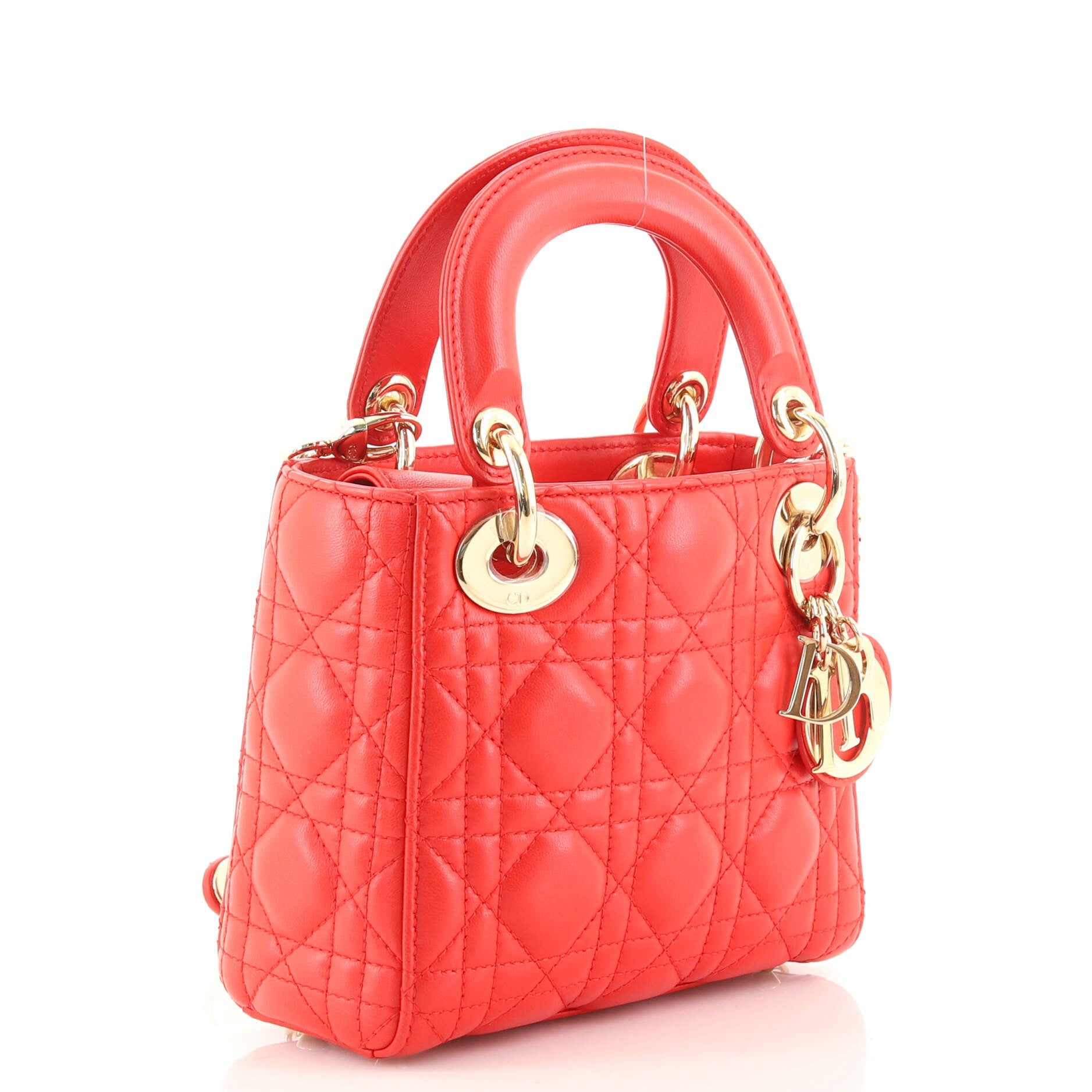Lady Dior Bag Cannage Quilt Lambskin Mini