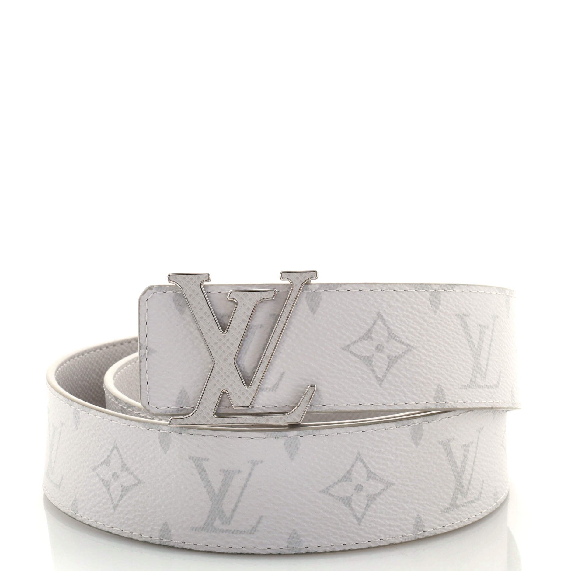 LV Initiales Reversible Belt Reverse Monogram Eclipse Canvas Wide 95