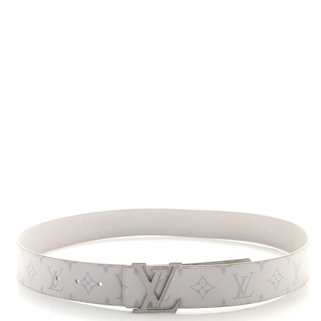 LV Initiales Reversible Belt Reverse Monogram Eclipse Canvas Wide 95
