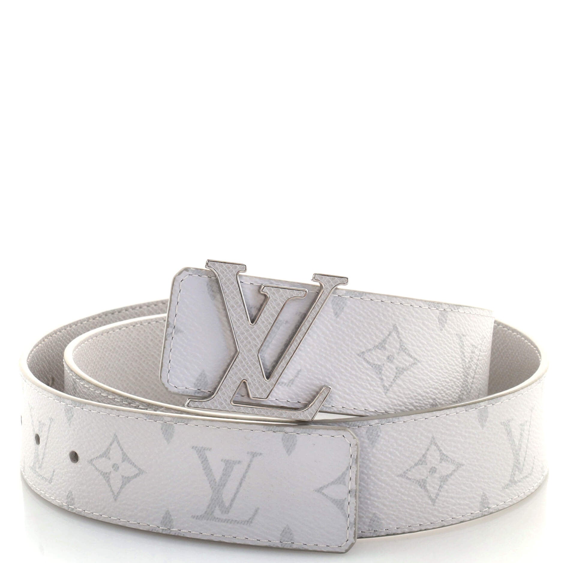 LV Initiales Reversible Belt Reverse Monogram Eclipse Canvas Wide 95