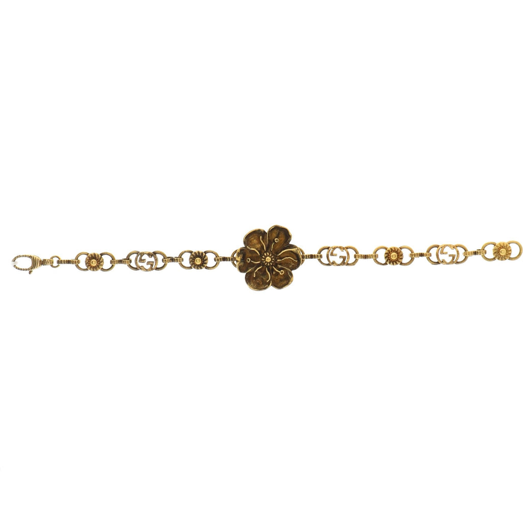 Flower Chain Bracelet Metal