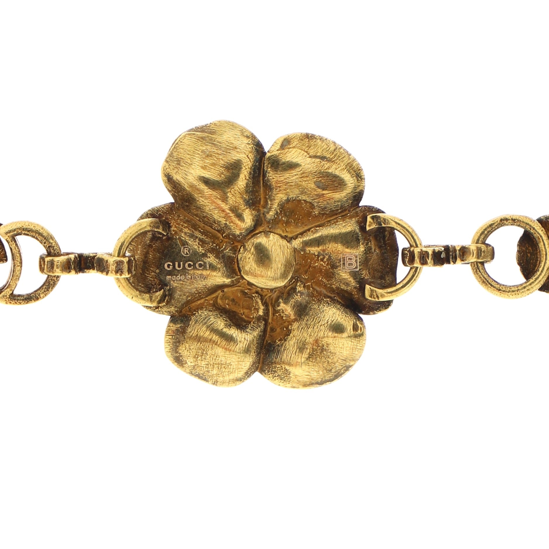 Flower Chain Bracelet Metal