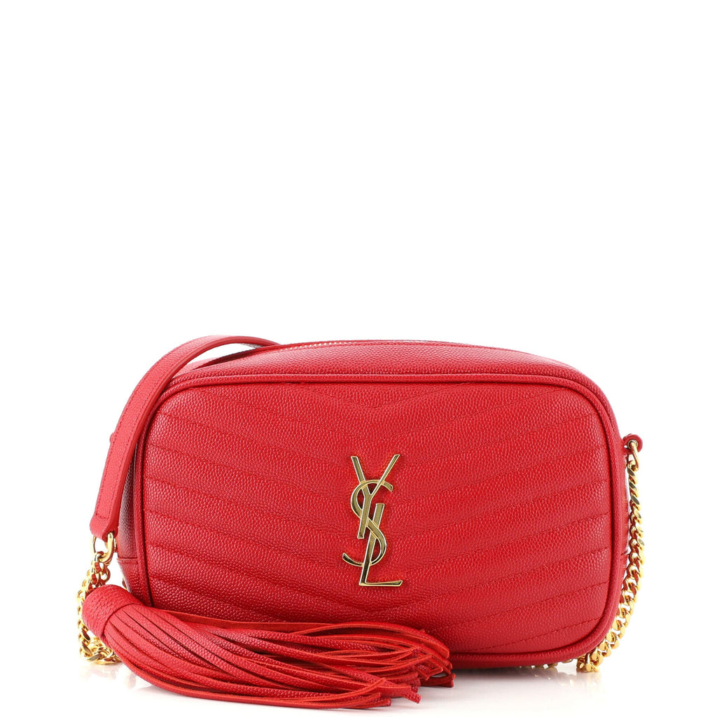 Lou Camera Bag Matelasse Chevron Leather Mini