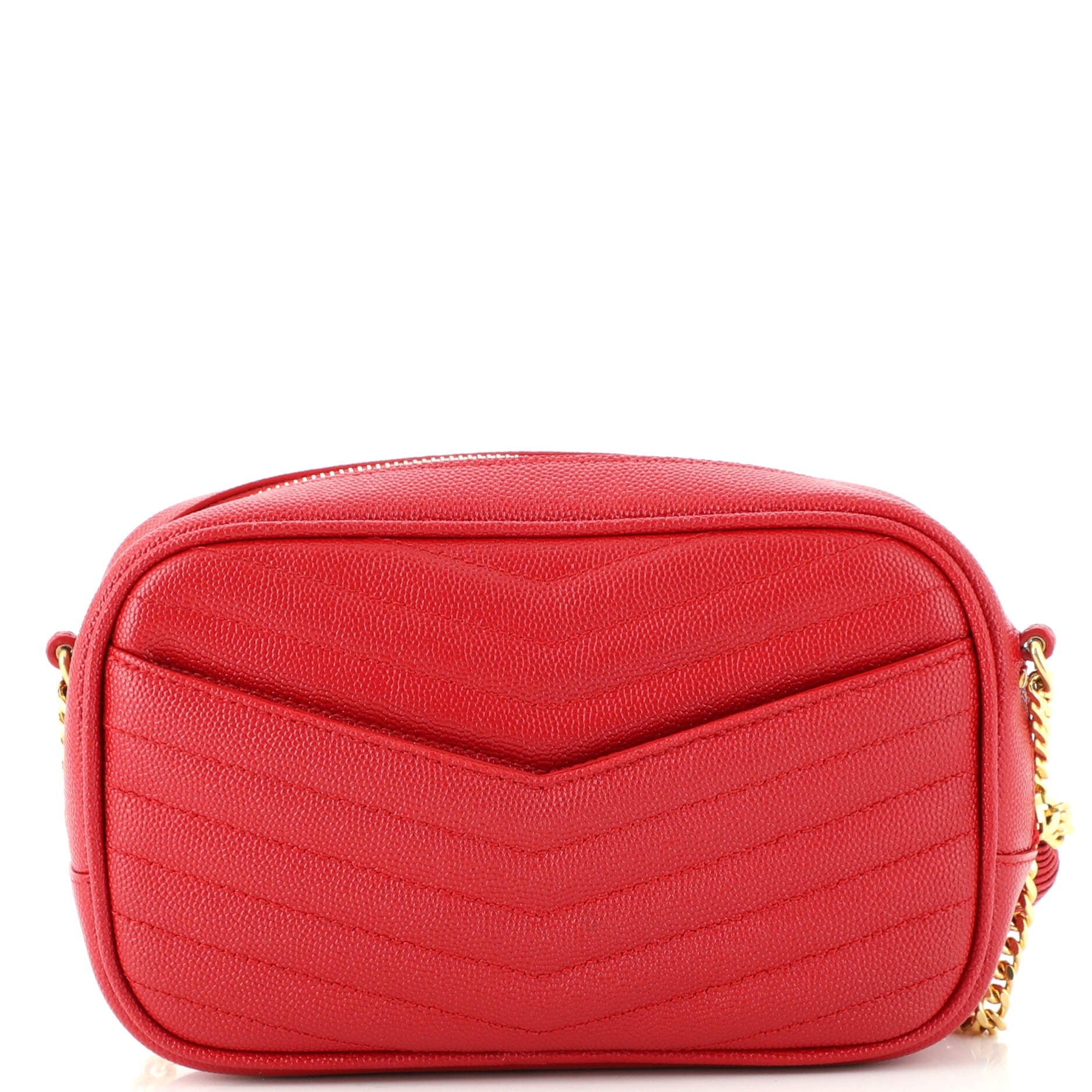 Lou Camera Bag Matelasse Chevron Leather Mini